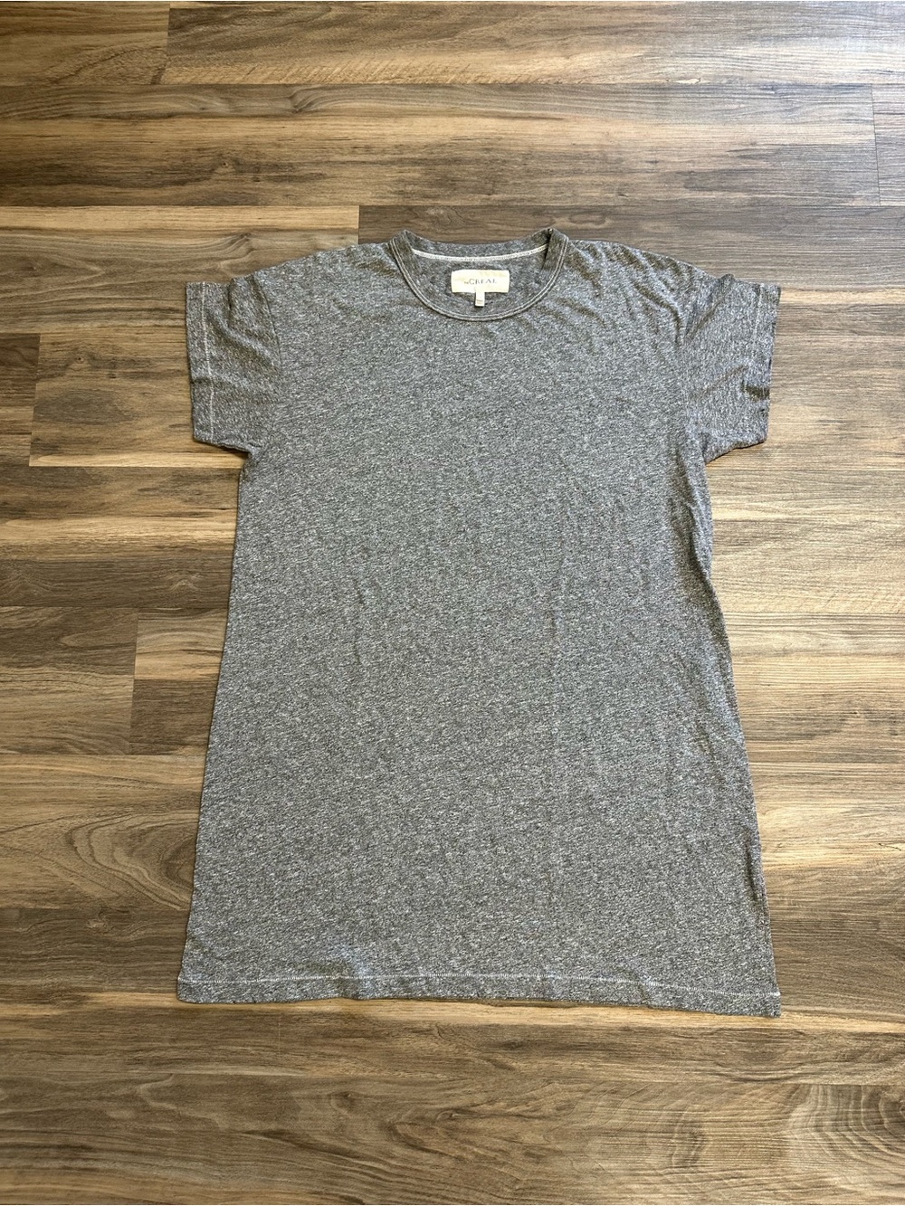 The Great. Heather Gray T-Shirt Dress